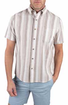 Tailor Vintage Puretec Linen Cotton Button-Up Shirt