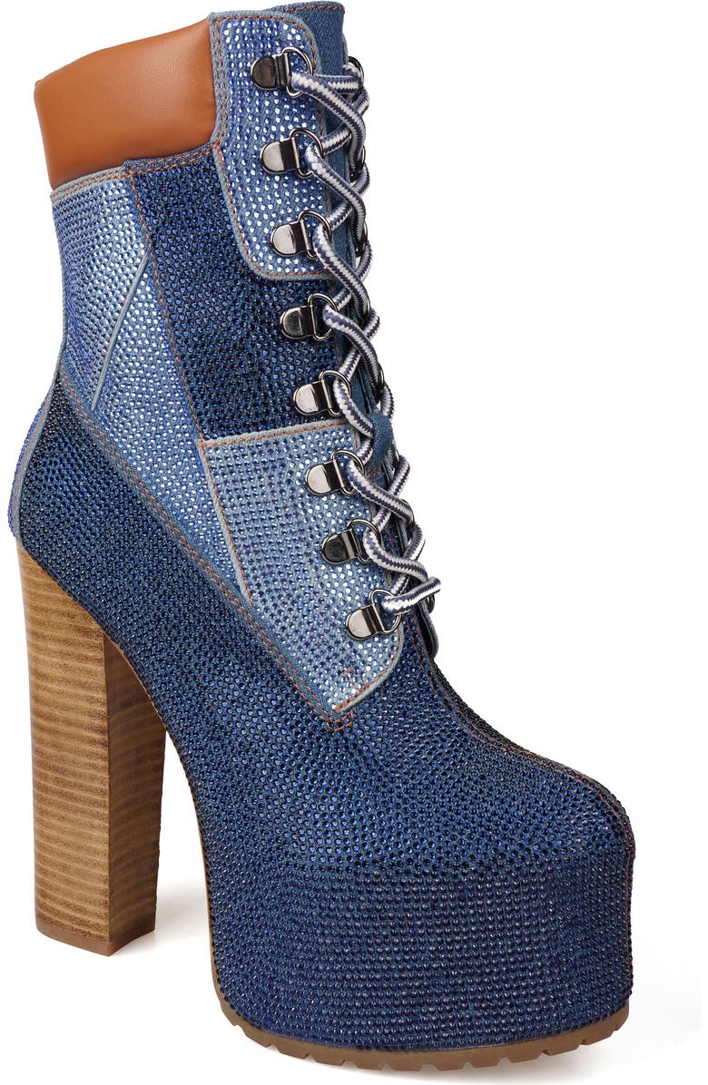 ZIGI Akemi Rhinestone Bootie, Main, color, Blmdm