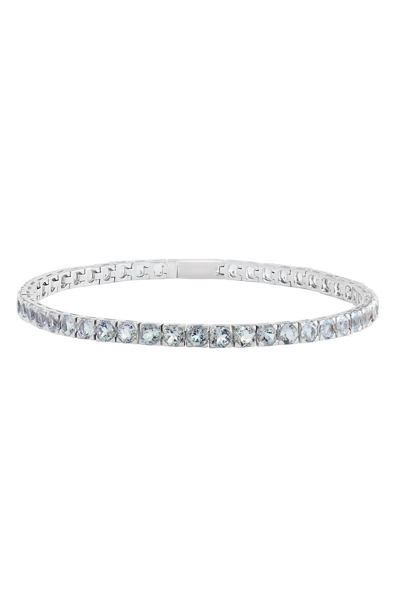 EFFY Sterling Silver & White Topaz Bracelet, Main, color,