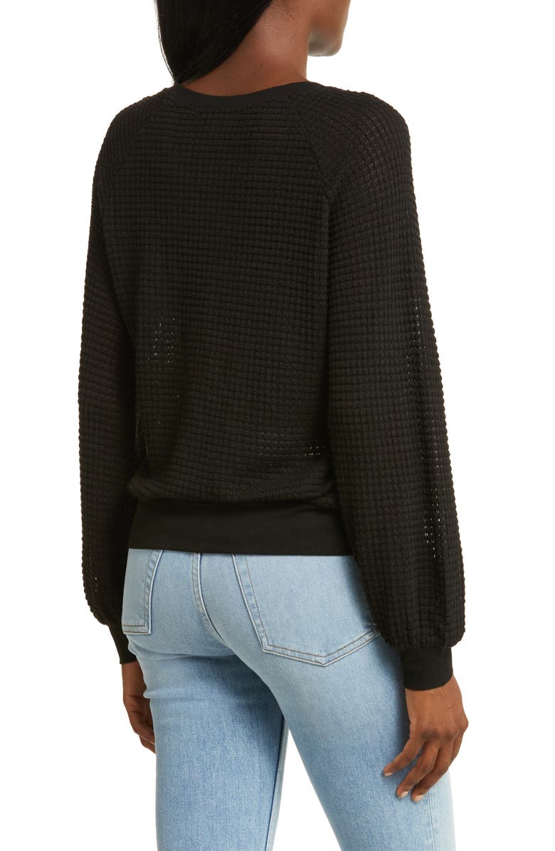 GIBSONLOOK Sunset Long Sleeve Open Knit Top, Alternate, color, 