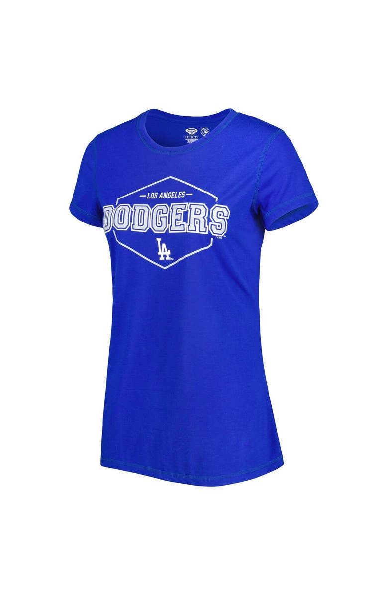 CONCEPTS SPORT Women's Concepts Sport Royal Los Angeles Dodgers Badge T-Shirt & Pajama Pants Sleep Set, Alternate, color, 