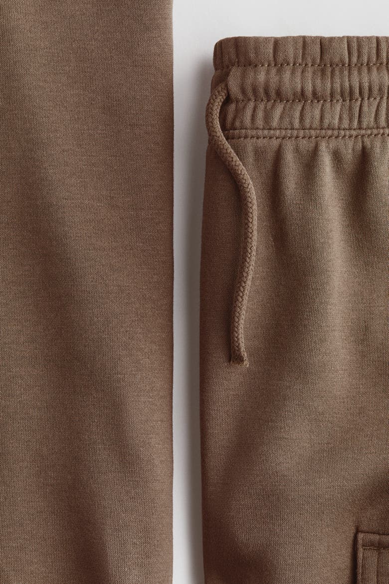 2-Piece Brushed-Inside Sweatshirt And Joggers Set, Alternate, color, Dark taupe