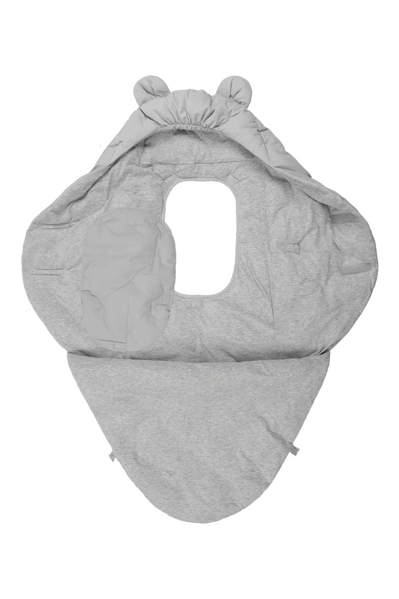 Nido Teddy Wrap Swaddle, Alternate, color, PEARL GREY