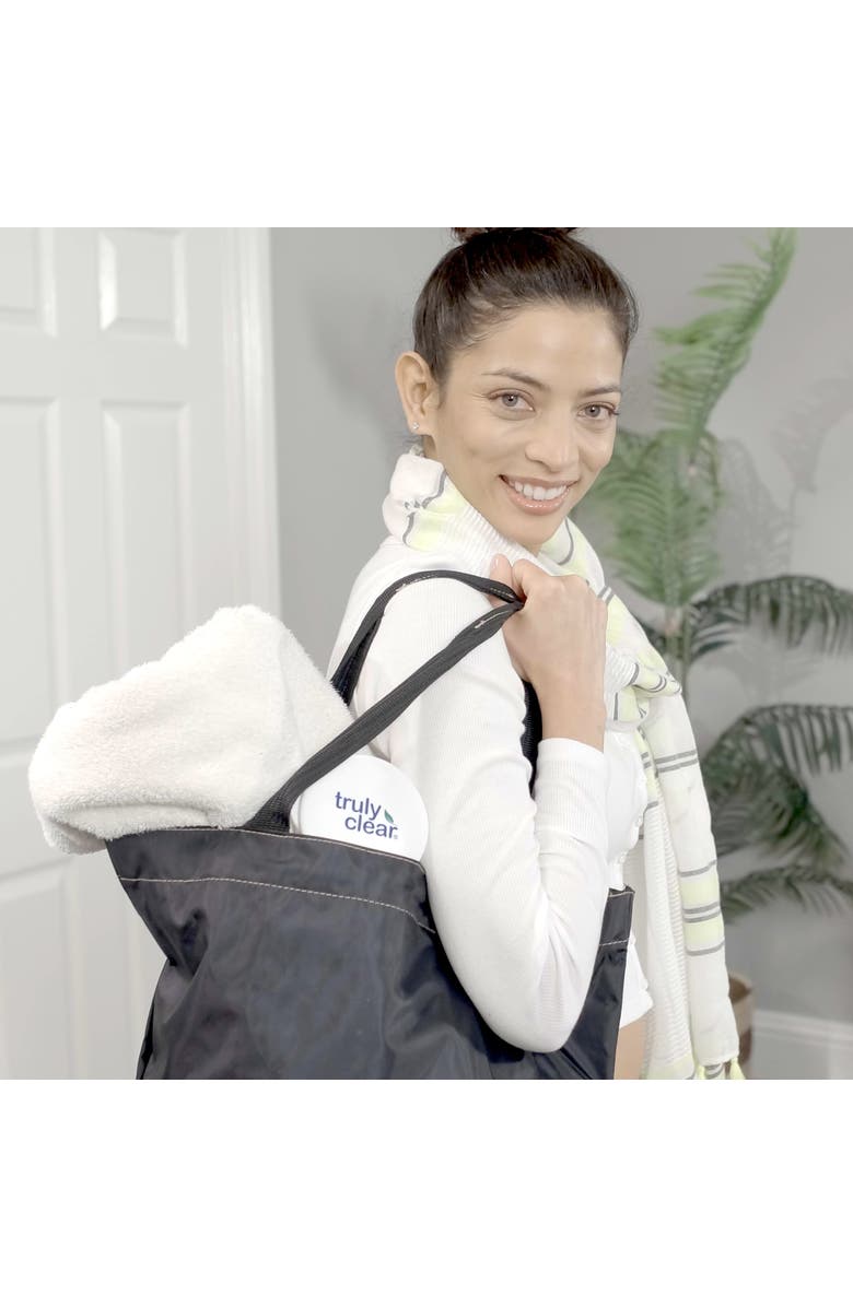 TRULY CLEAR Keep Dry Soap Case, 3pc Holder, Draining Tray, Alternate, color, White