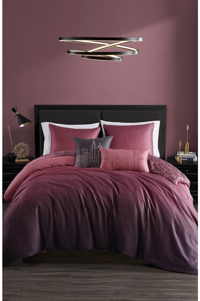 Mauve Dreams Cotton Sateen Comforter Set, Main, color, PURPLE