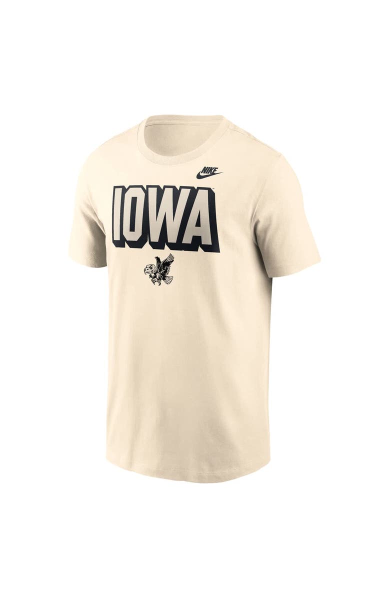 Nike Men's Nike Natural Iowa Hawkeyes Bold Fashion T-Shirt, Alternate, color, Natural