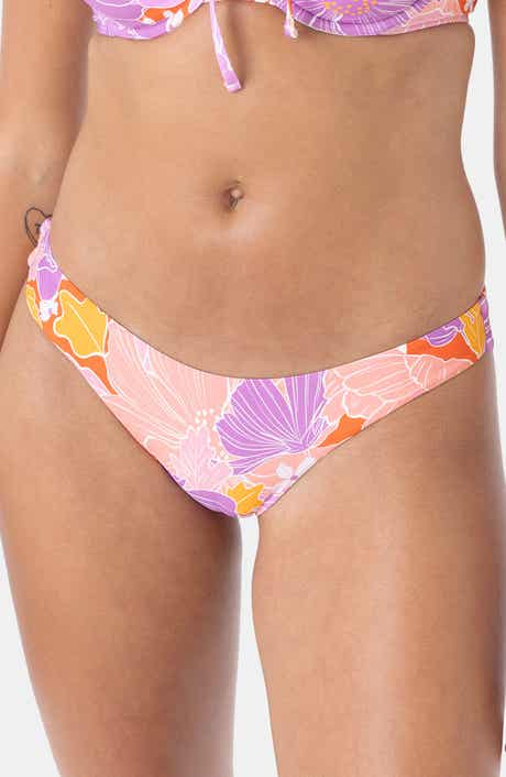 Roxy Bell Blooms Hipster Cheeky Bikini Bottoms