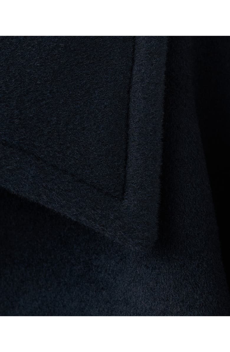 MANGO Wool Blend Jacket, Alternate, color, Navy