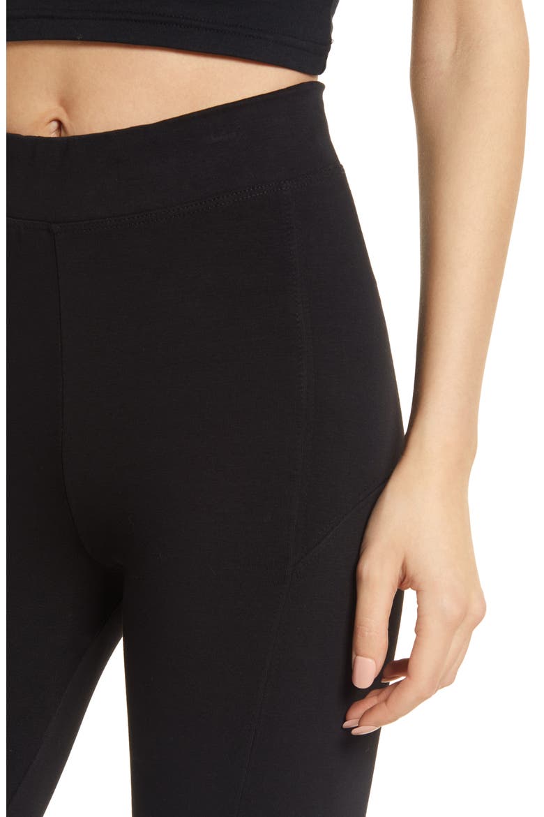 High Waist Stirrup Leggings, Alternate, color, BLACK001