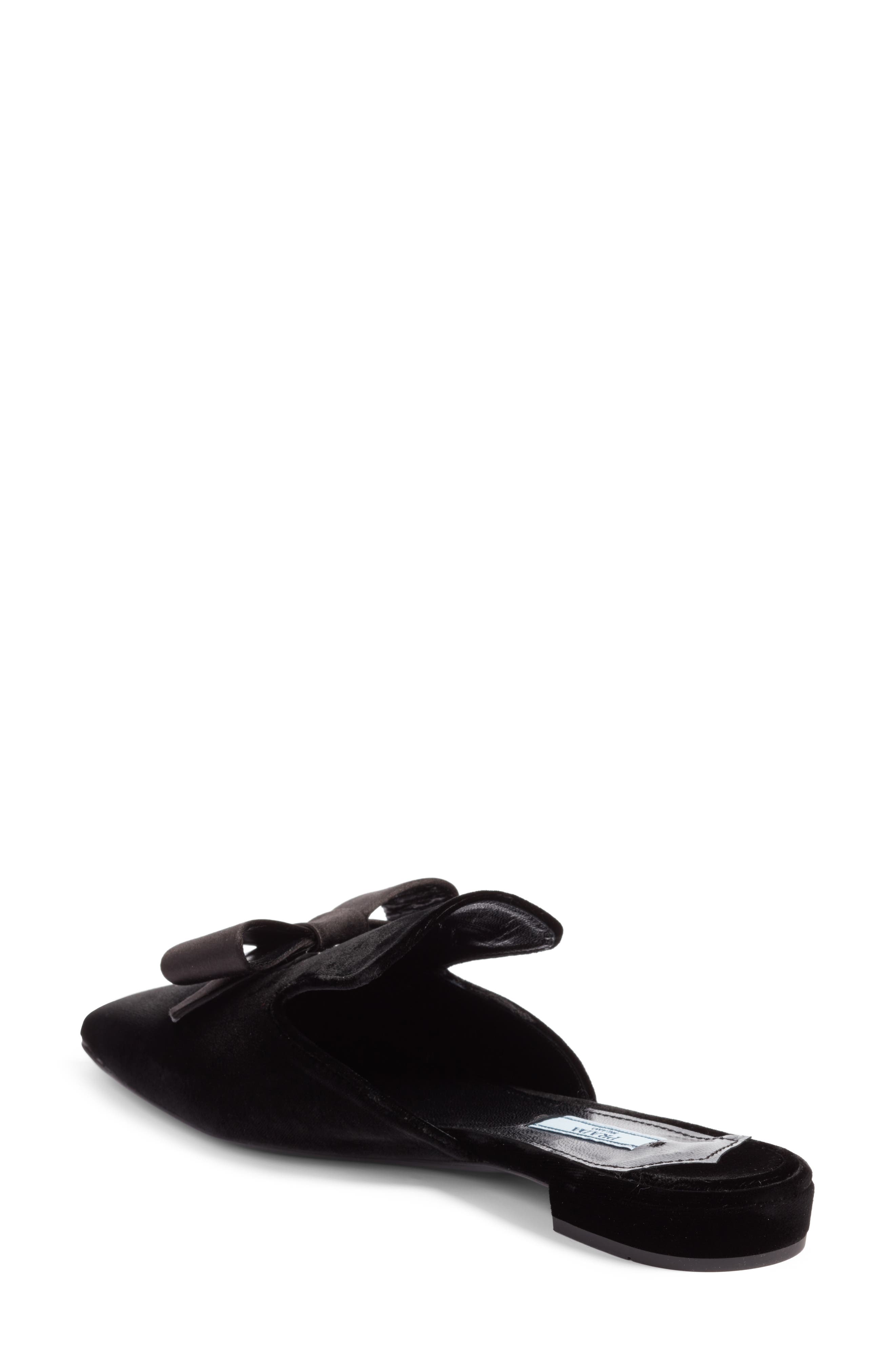 Prada Bow Mule, Alternate, color, 