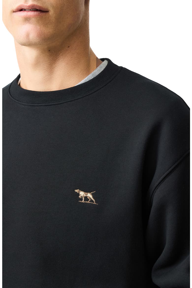 Otago Crewneck Sweatshirt, Alternate, color, NOIR