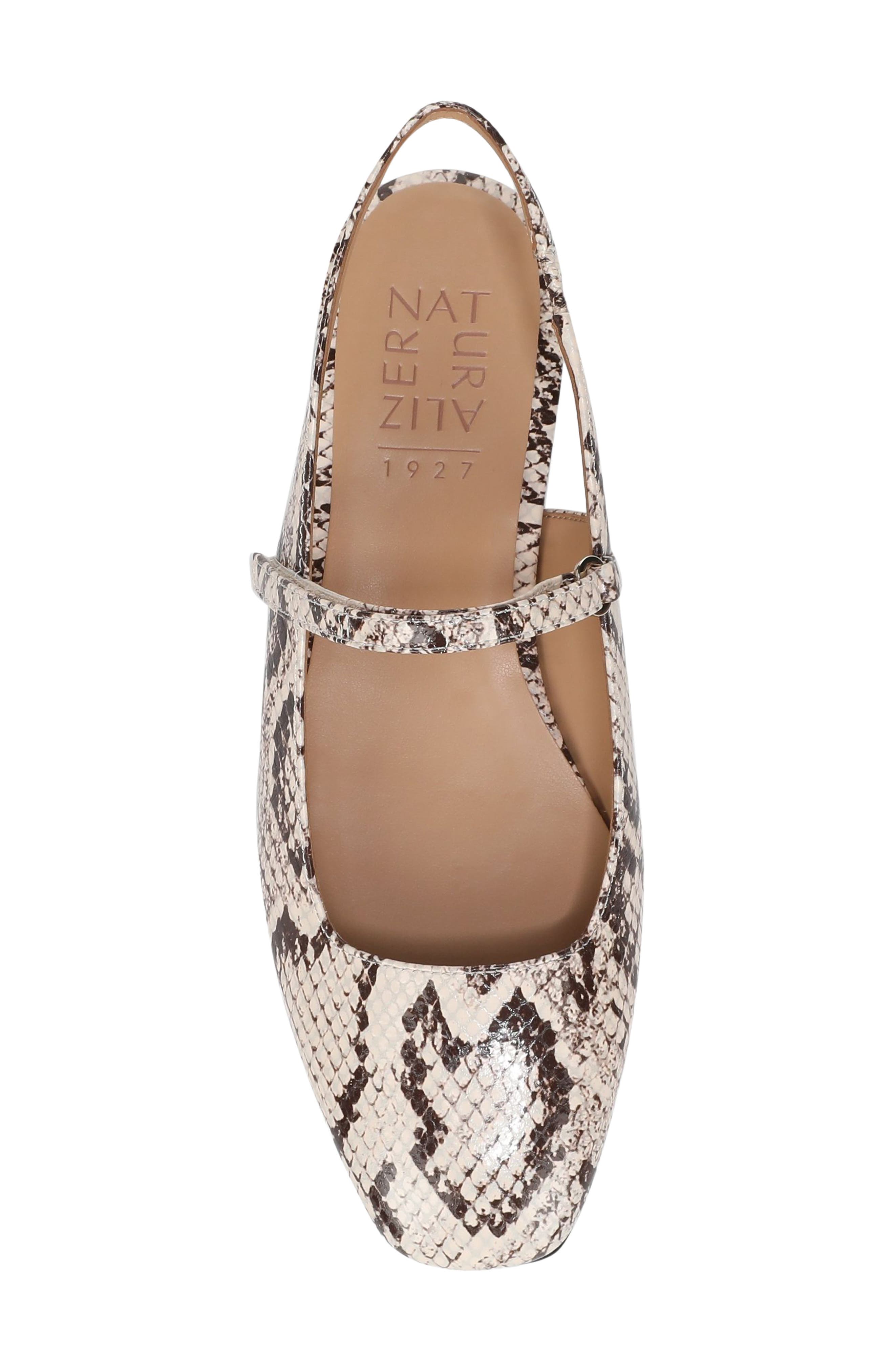 Naturalizer Connie Slingback Mary Jane Flat, Alternate, color, Beige Multi
