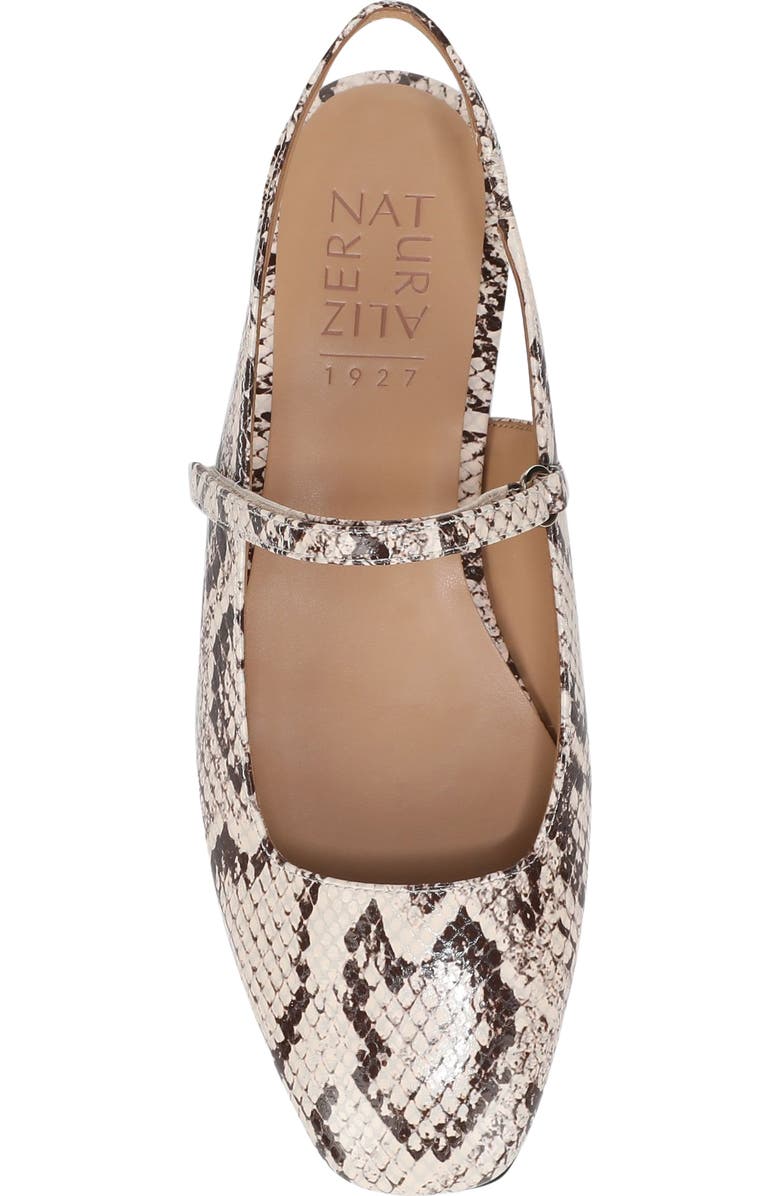 Naturalizer Connie Slingback Mary Jane Flat, Alternate, color, Beige Multi