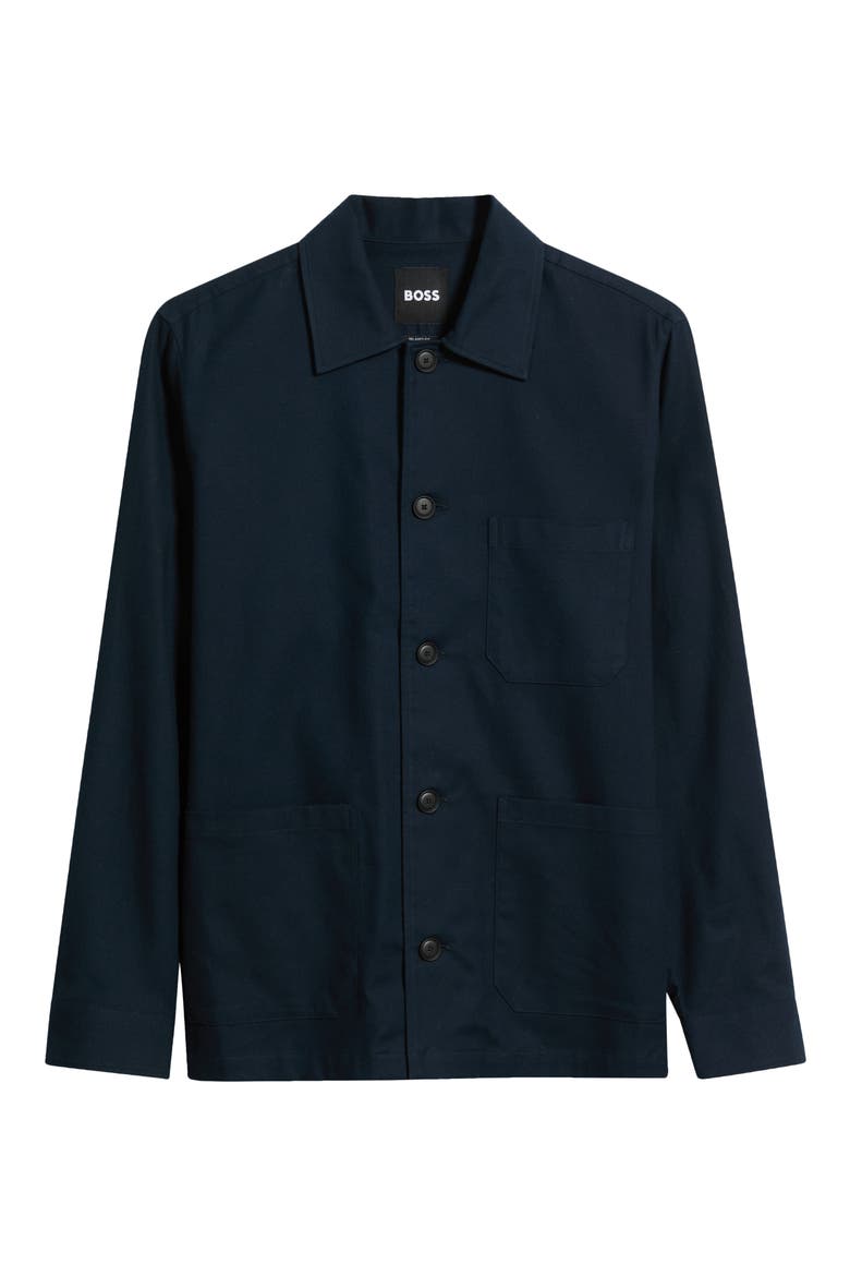 Cai Relaxed Fit Button-Up Shirt, Main, color, DARK BLUE