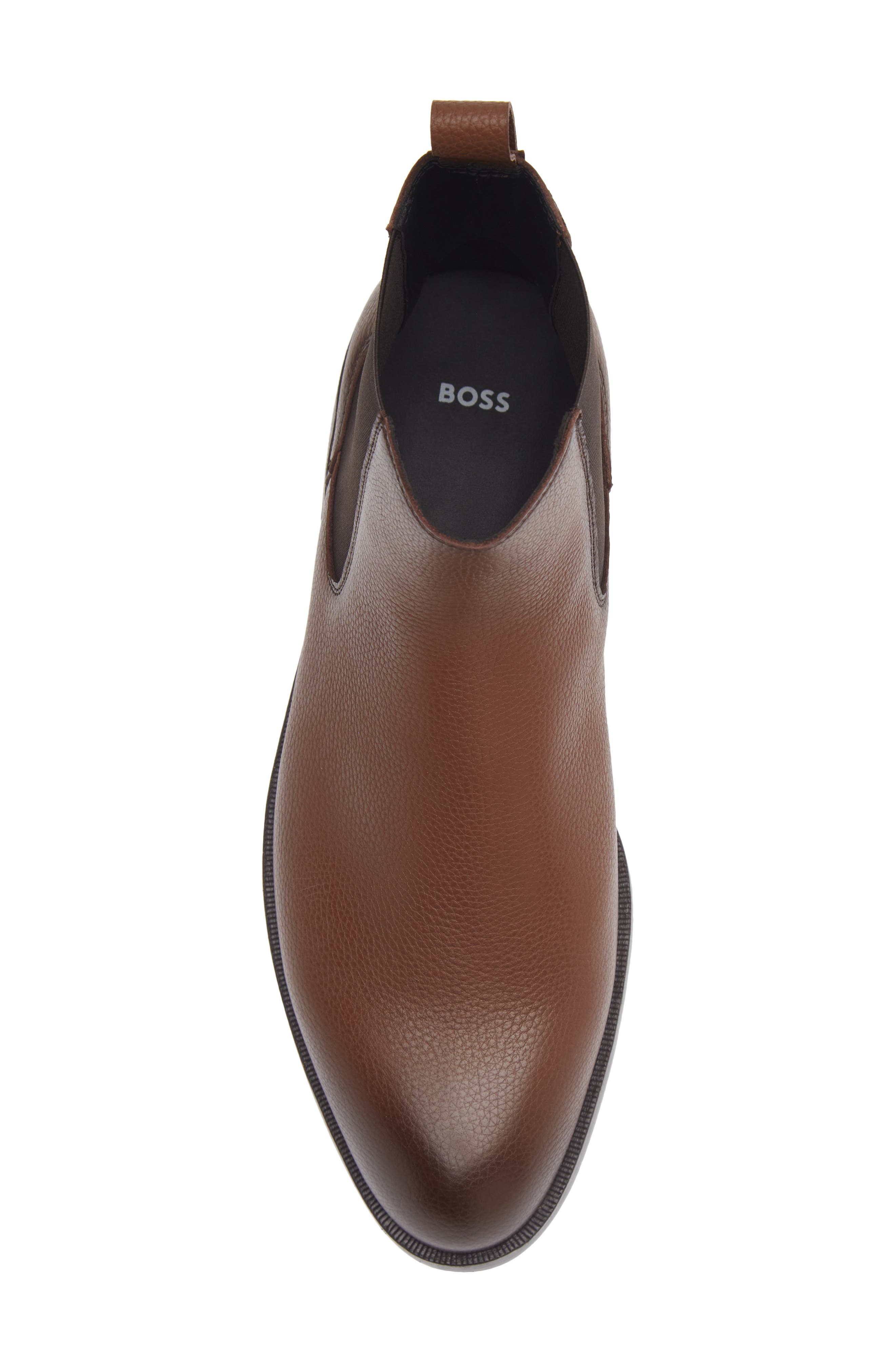 Tayil Leather Chelsea Boot, Alternate, color, MEDIUM BROWN
