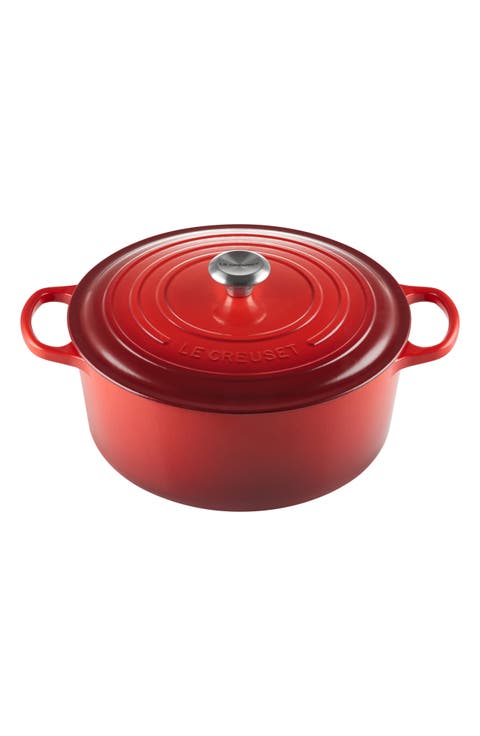 Signature 13 1/4-Quart Oval Enamel Cast Iron French/Dutch Oven