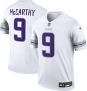Nike Men's Nike J.J. McCarthy White Minnesota Vikings Alternate Legend Player Performance Top
