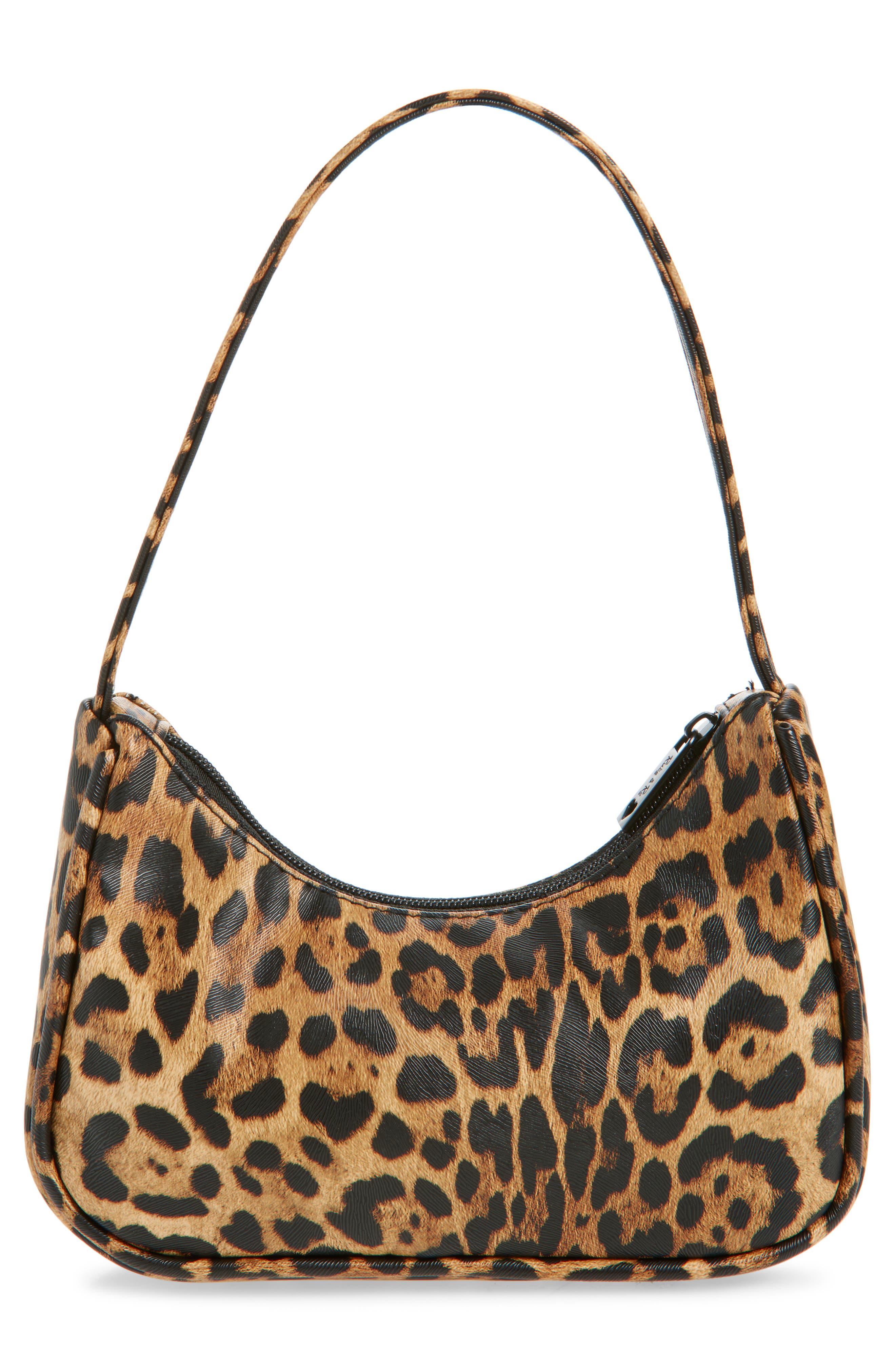 Ruby & Ry Kids' Leopard Print Shoulder Bag, Alternate, color, Brown Multi