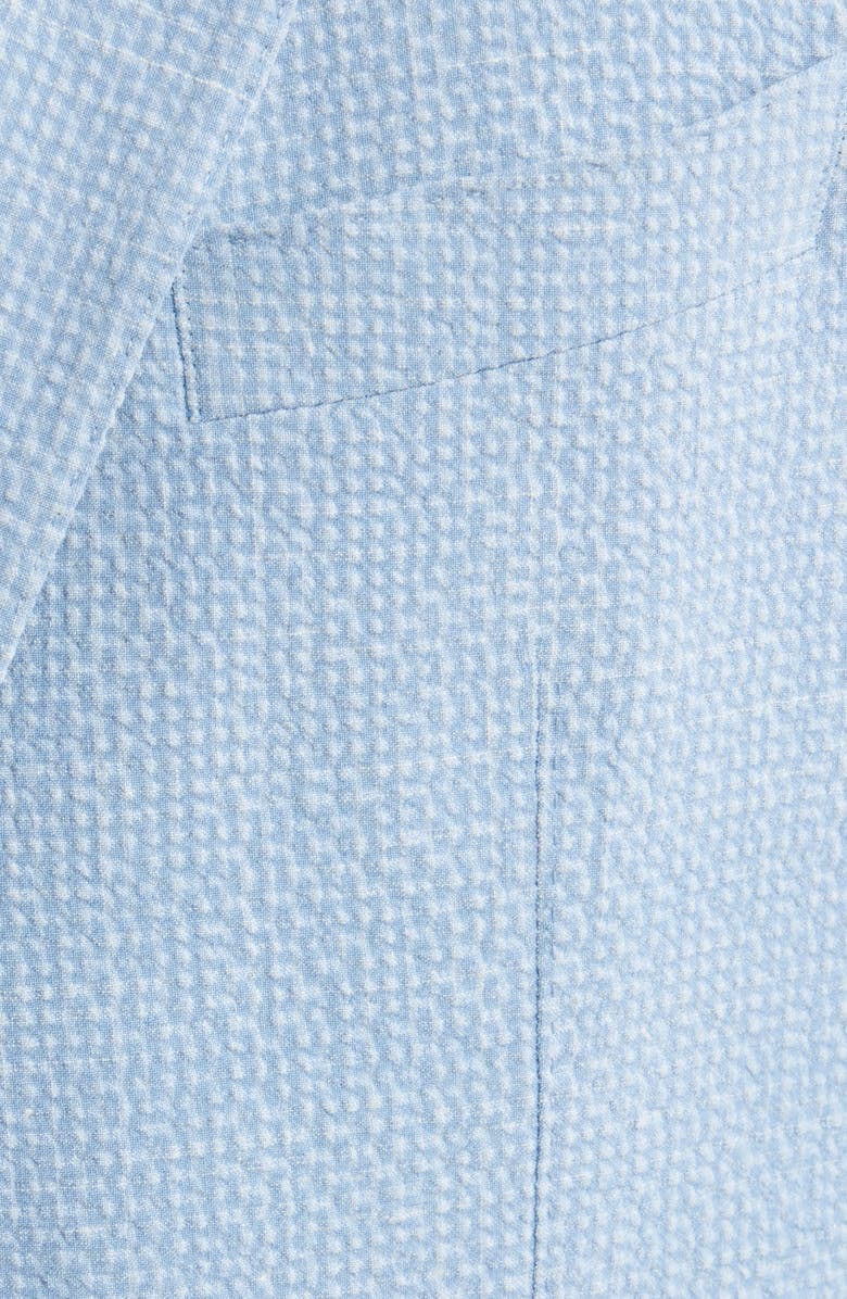 BOSS Heston Soft Virgin Wool & Silk Blend Sport Coat, Alternate, color, Light Blue