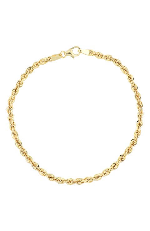 14K Gold Rope Chain Bracelet (Nordstrom Exclusive)