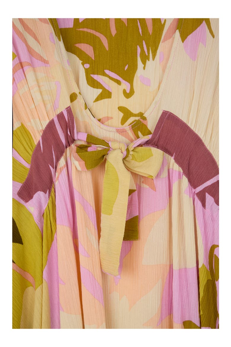 Floral Caftan, Alternate, color, PINK