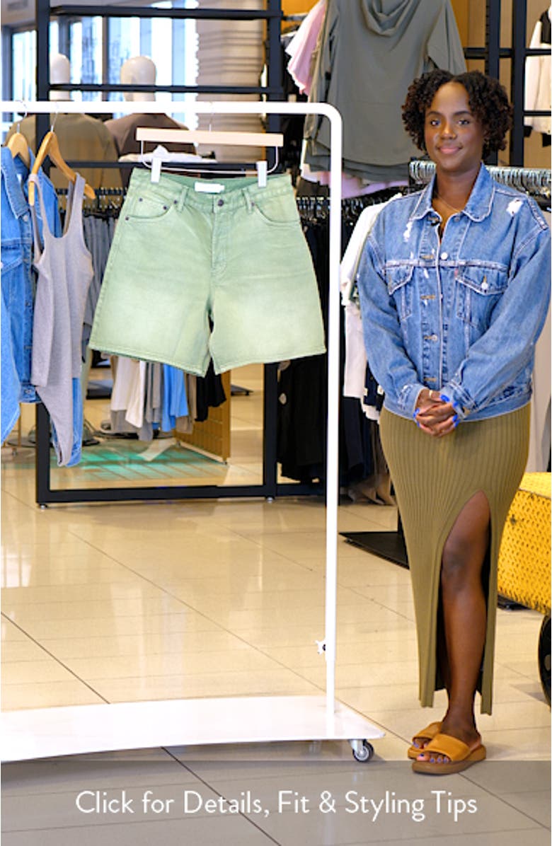 Loose Fit Denim Shorts, sales video thumbnail