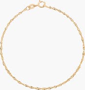 Aurate New York Barely There Chain Bracelet