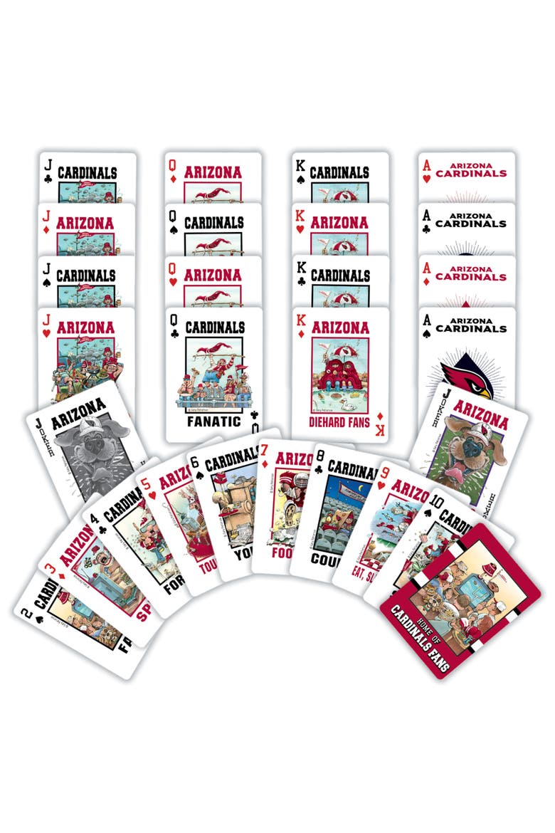 Arizona Cardinals Fan Deck Playing Cards, Alternate, color, Multicolor