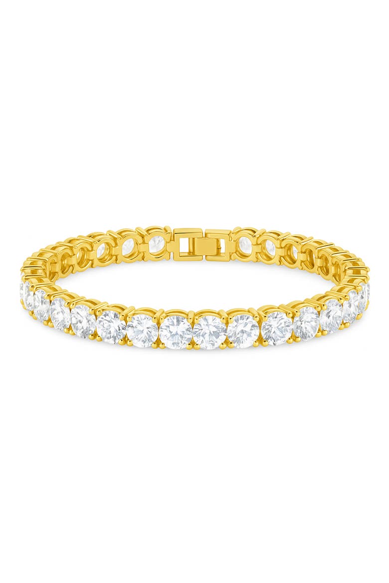 Round Cut Cubic Zirconia Tennis Bracelet video