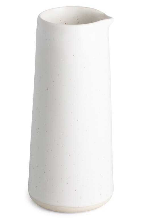 Fable The Stoneware Carafe in Speckled White 