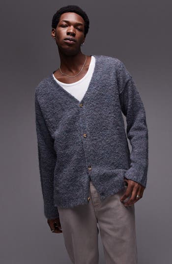 トップス THE BOLDMAN Vneck Boucle Knit V-neck Boucle Knit / THE BOLDMAN Black