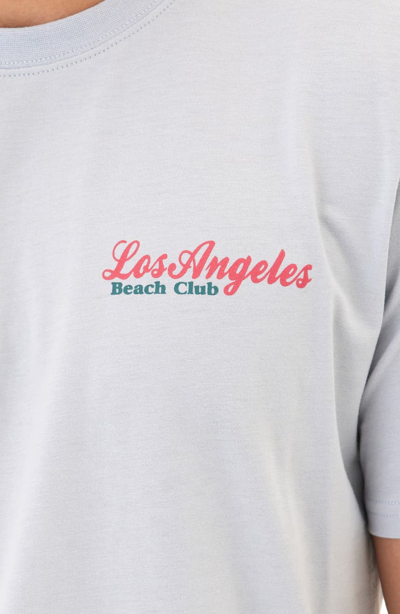 Threads 4 Thought LA Beach Club Cotton Blend Graphic T-Shirt, Alternate, color, Sea Mist