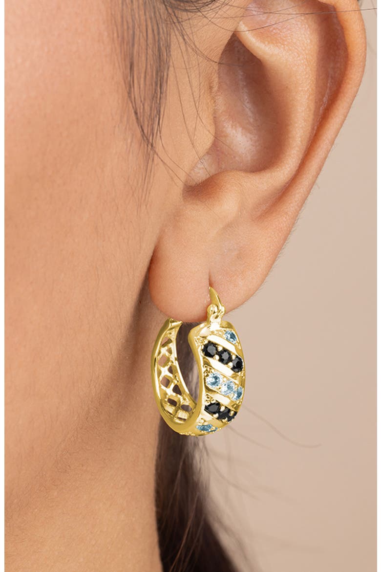 Spiral Hoop Earrings, Alternate, color, GOLD