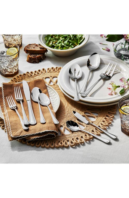Henckels Cutlery Alcea 18/10 Stainless Steel 65-piece Flatware Set In Silver
