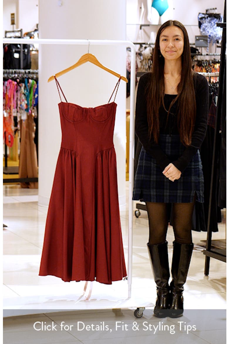 Samaria Corset Cocktail Dress video