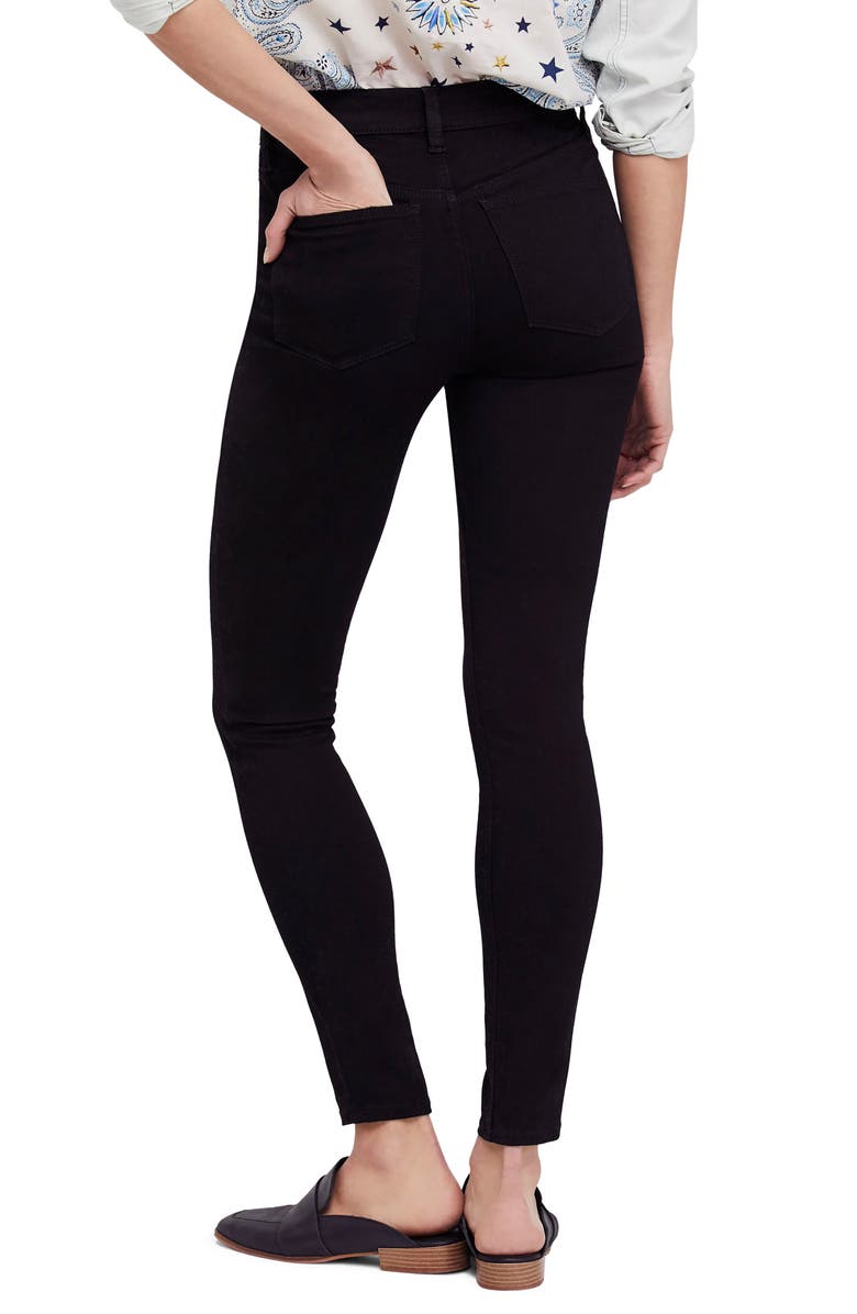 Free People We the Free by Free People Long & Lean High Waist Denim Leggings, Alternate, color,