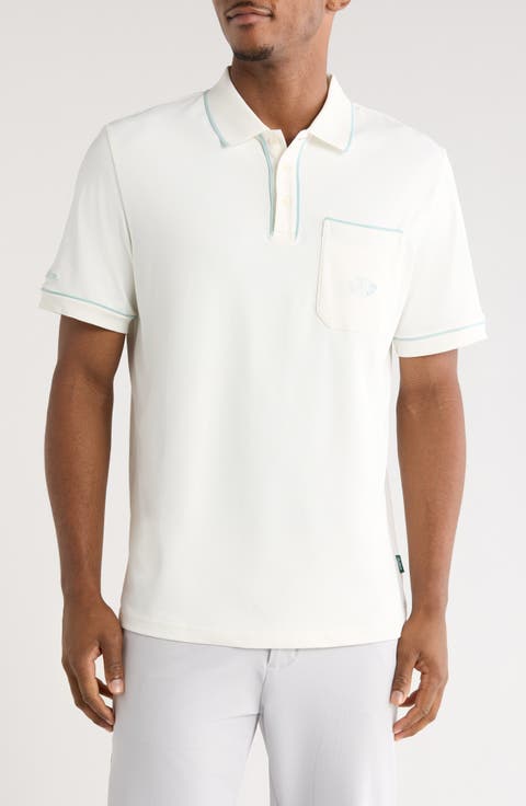Dove Piqué Performance Golf Polo