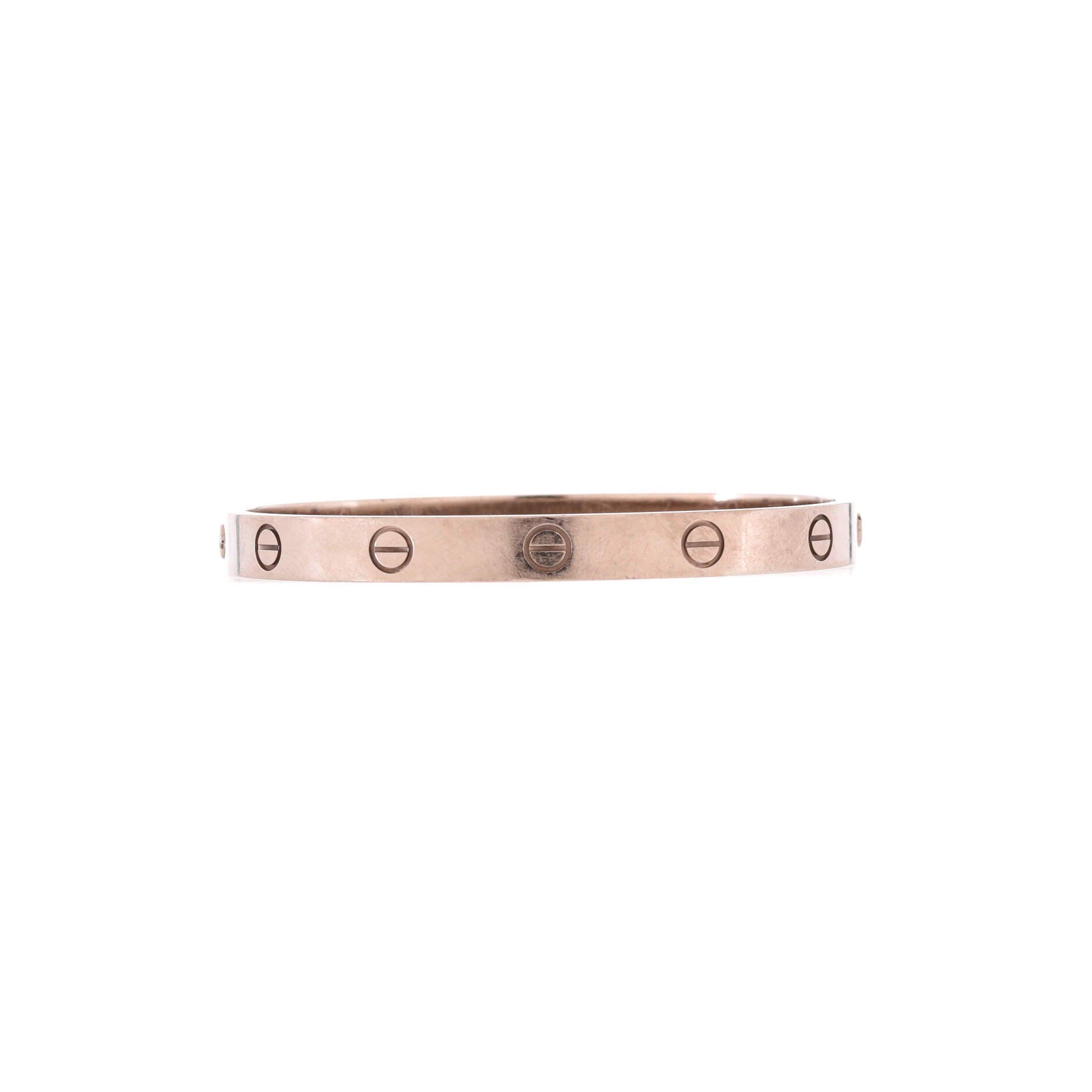Love Bracelet 18K White Gold, Alternate, color, Metallic Gold