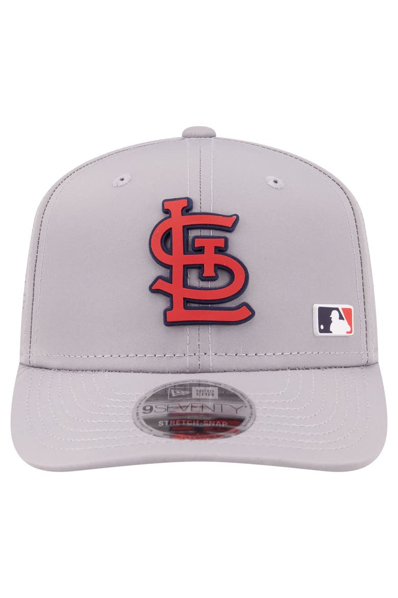 Men's New Era Gray St. Louis Cardinals Laser Perforated 9SEVENTY Adjustable Hat, Alternate, color, Gray