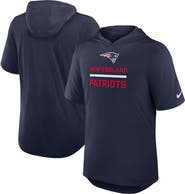 Nike Men's Nike Navy New England Patriots Lockup Tri-Blend Hoodie T-Shirt