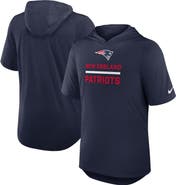 Nike Men's Nike Navy New England Patriots Lockup Tri-Blend Hoodie T-Shirt