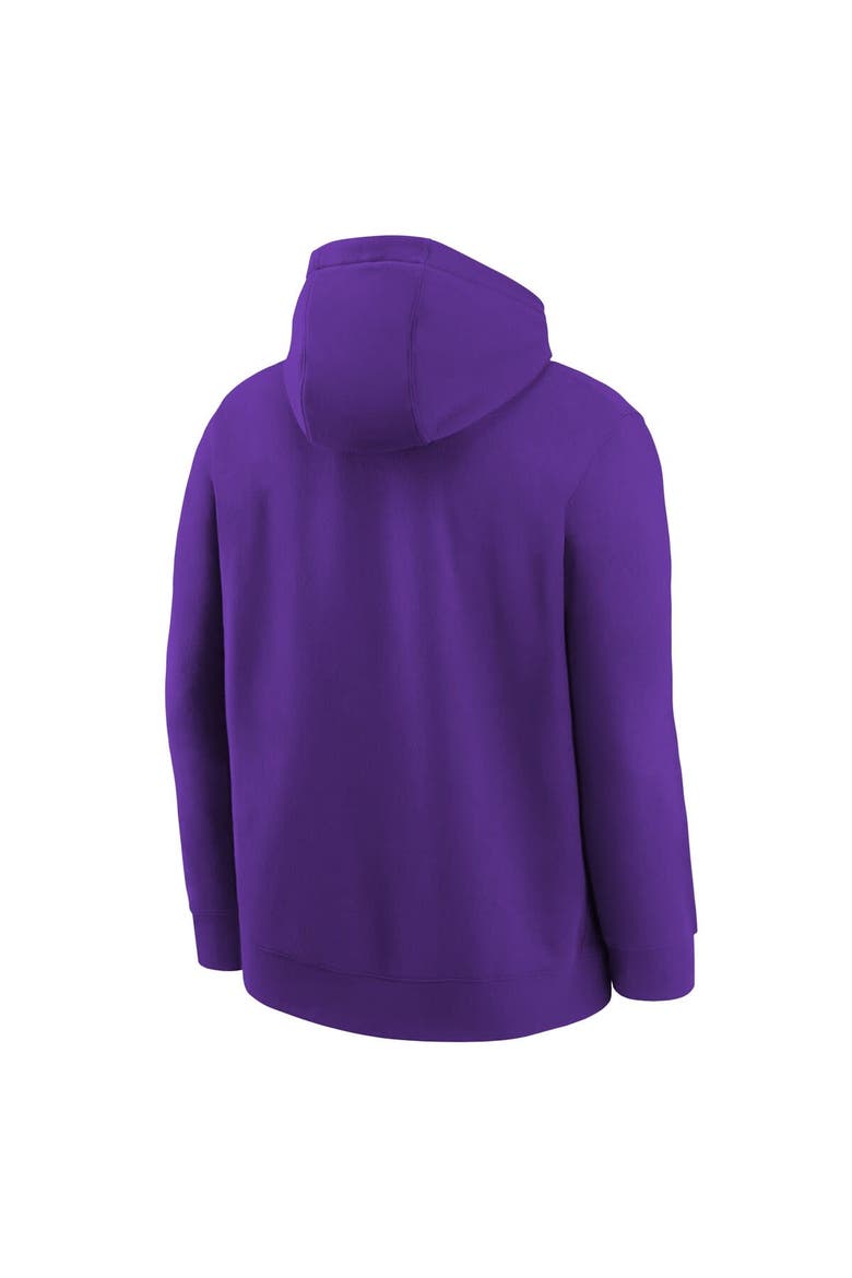 Youth Nike Purple Sacramento Kings 2025/26 Club Fleece Practice Hoodie, Alternate, color, Purple