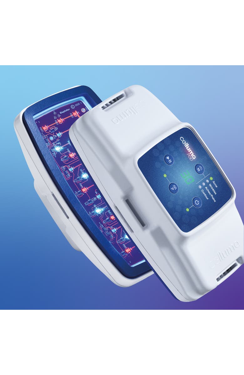 Celluma POD Hand-Held 4-Mode Light Therapy, Main, color, White With Blue Trim