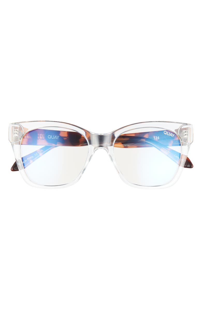 QUAY After Hours 51mm Blue Light Blocking Glasses, Main, color, 