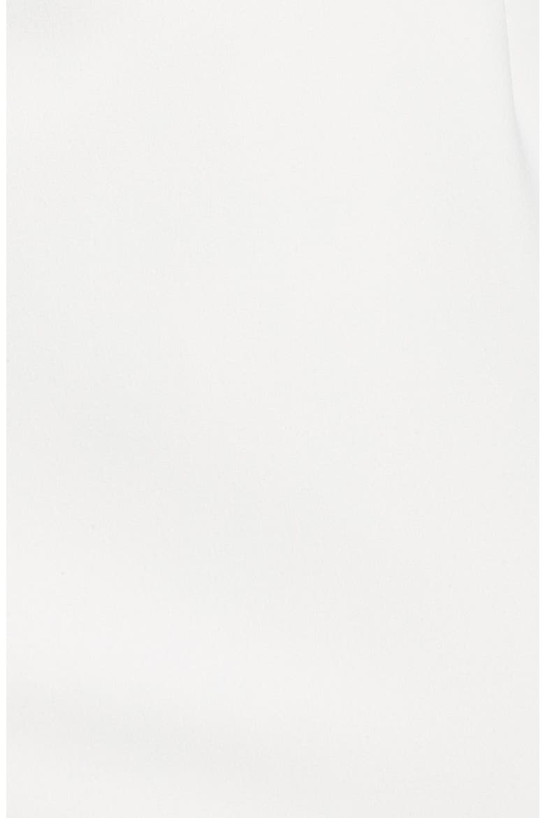 Ruffle Back Belted Gown, Alternate, color, IVORY