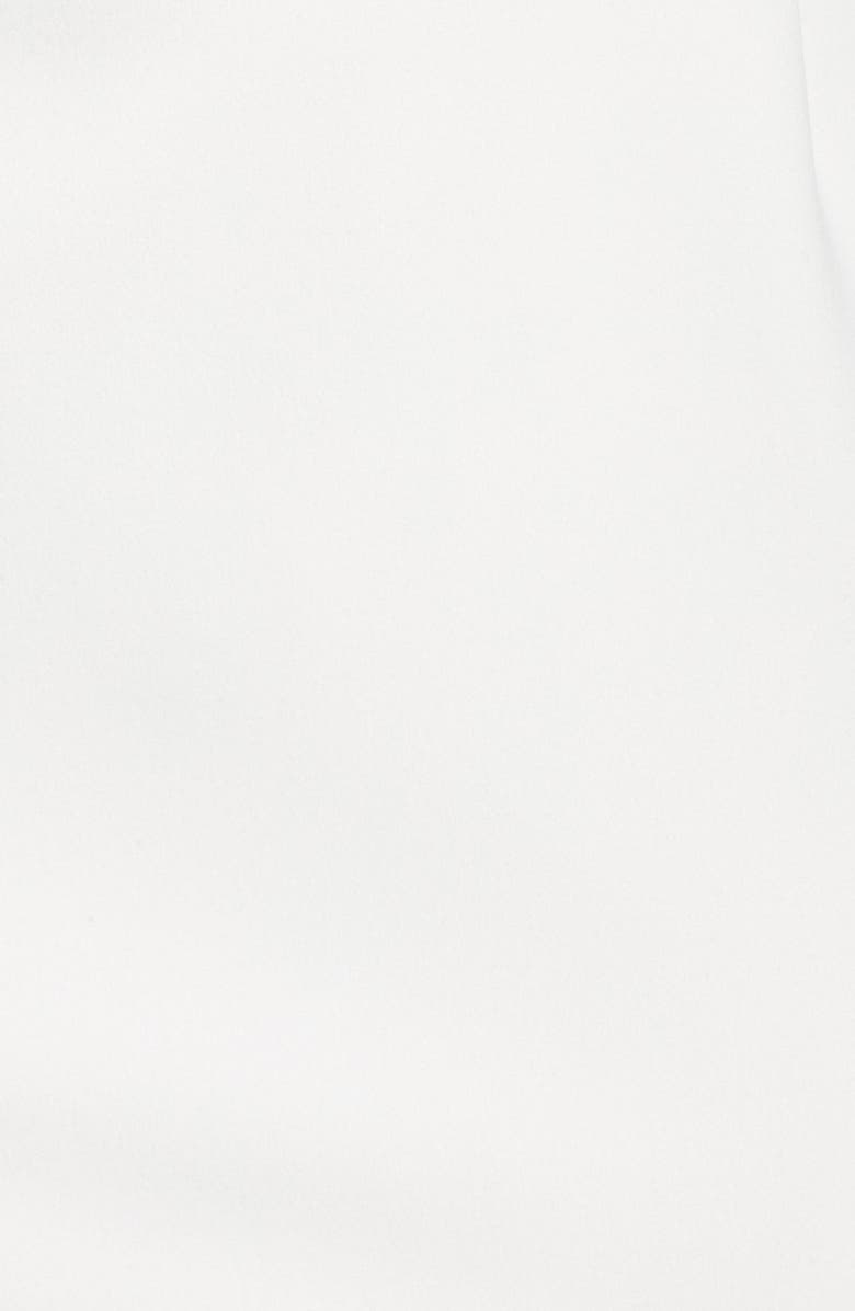 Adrianna Papell Ruffle Back Belted Gown, Alternate, color,