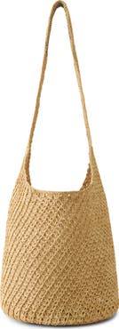 Helen Kaminski Lani Crochet Raffia Shoulder Bag