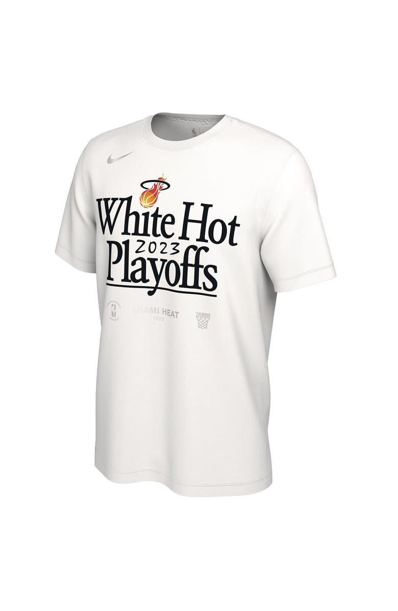 Nike Youth Nike  White Miami Heat 2023 NBA Playoffs Mantra T-Shirt, Alternate, color, 