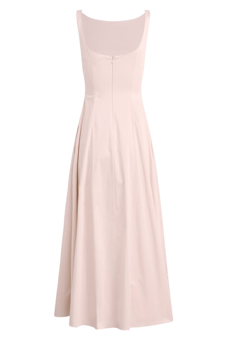 The Catherine Sleeveless Flare Maxi Dress, Alternate, color, PALE PINK