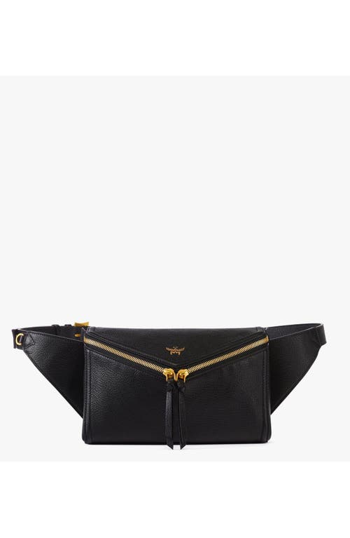 Mcm Diamant 3d Belt Bag In Black
